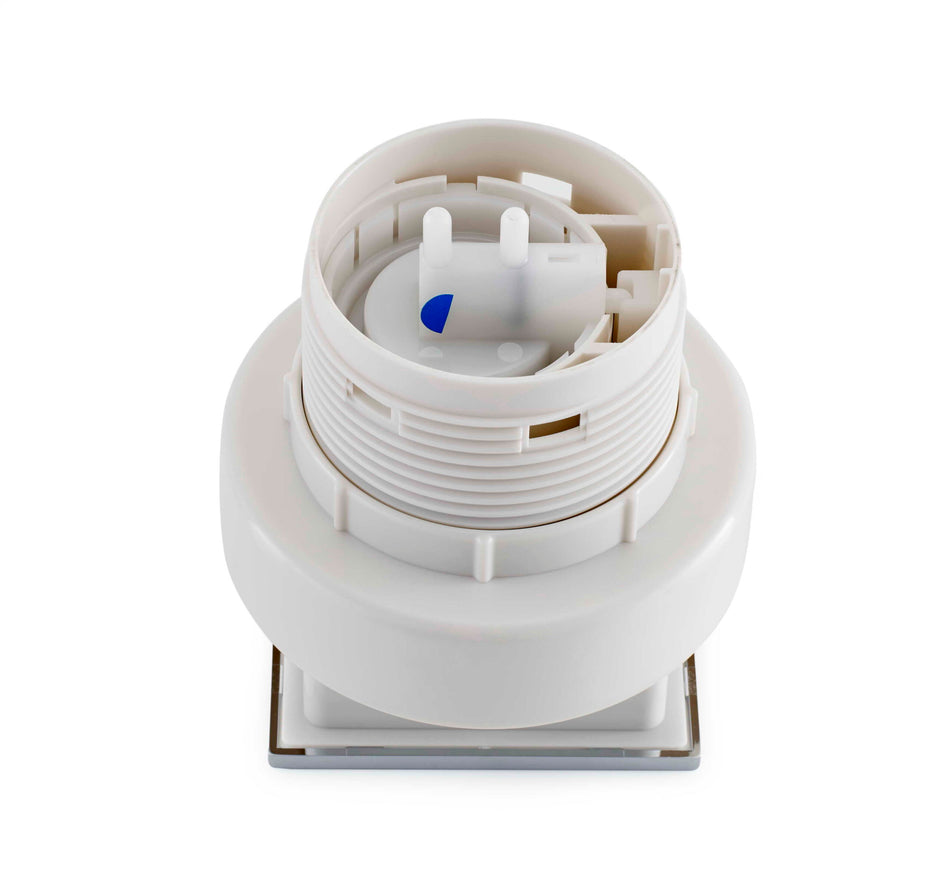 Toilet Flush Button Replacement - (Square 72mm – Chrome)