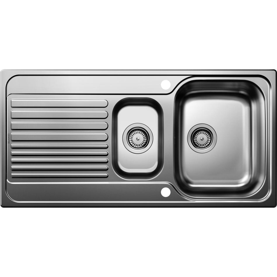 Blanco Tipo 6-S 1.5 Bowl Inset Chrome Stainless Steel Kitchen Sink