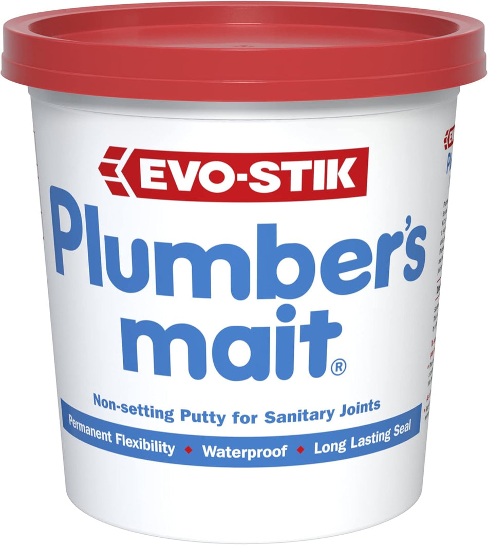 EVO-STIK Plumber's Mait, Non-Setting Putty for Sanitary Joints, Waterproof, 750g