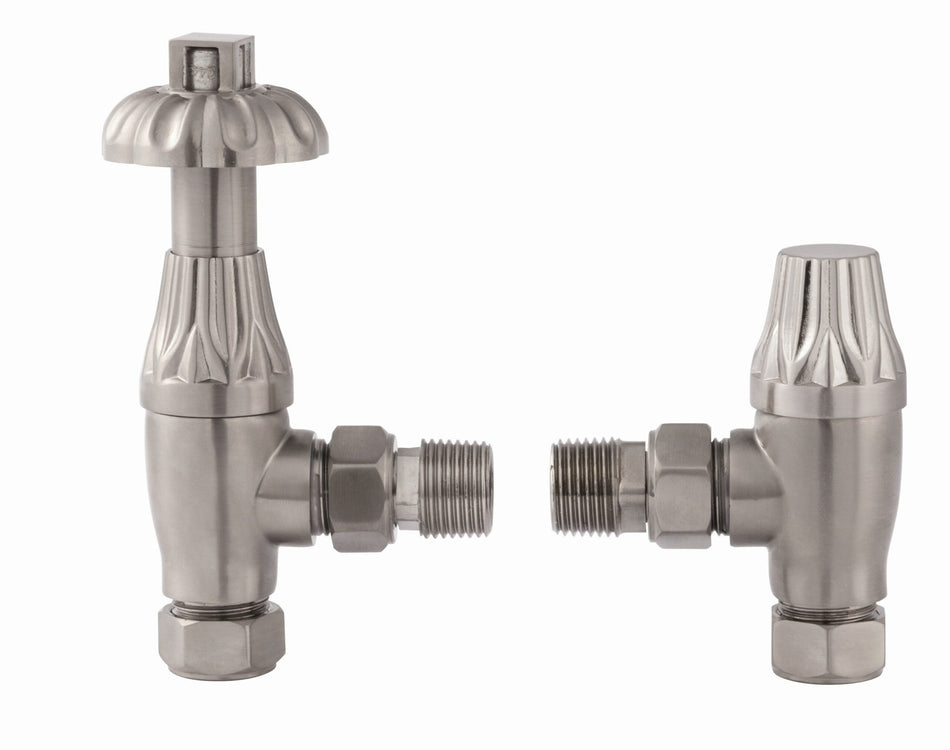 Thermostatic Radiator Valves - Traditional Design 1/2" x 15mm Metal Head