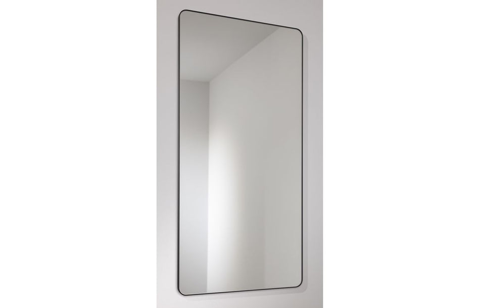 Abode Mayar 450x900mm Tablet Mirror - Matt Black