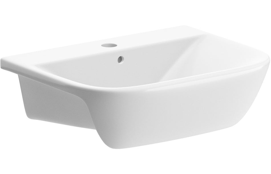 Sederwood 520x400mm 1TH Semi Recessed Basin