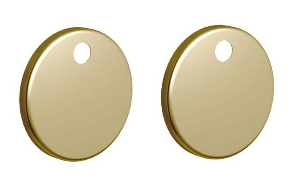 Toilet Seat Cover Caps - Brushed Brass