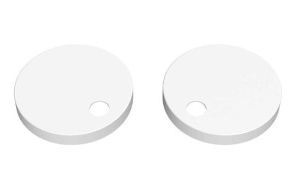 Toilet Seat Cover Caps - White