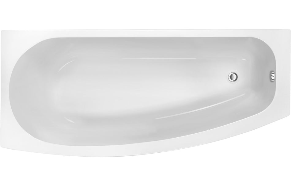 Qismet Space Saving 1700x740x560mm 0TH Bath w/Legs