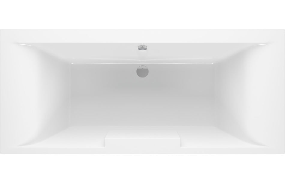 Malone Deluxe Square Double End 1700x750x550mm 0TH Bath w/Legs