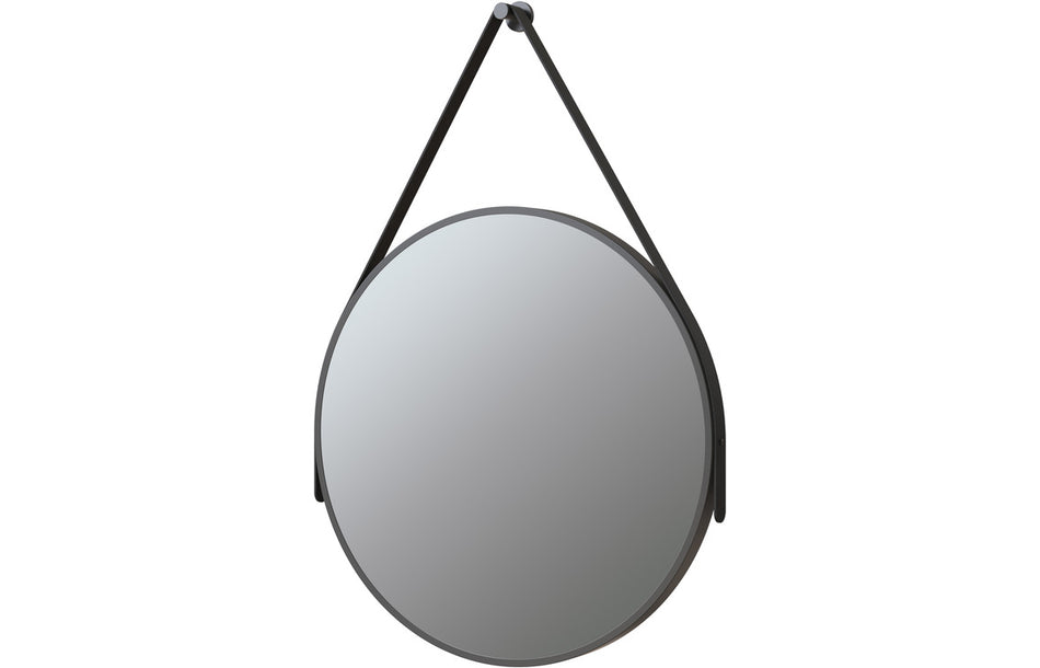 Maco 600mm Round Mirror - Matt Black