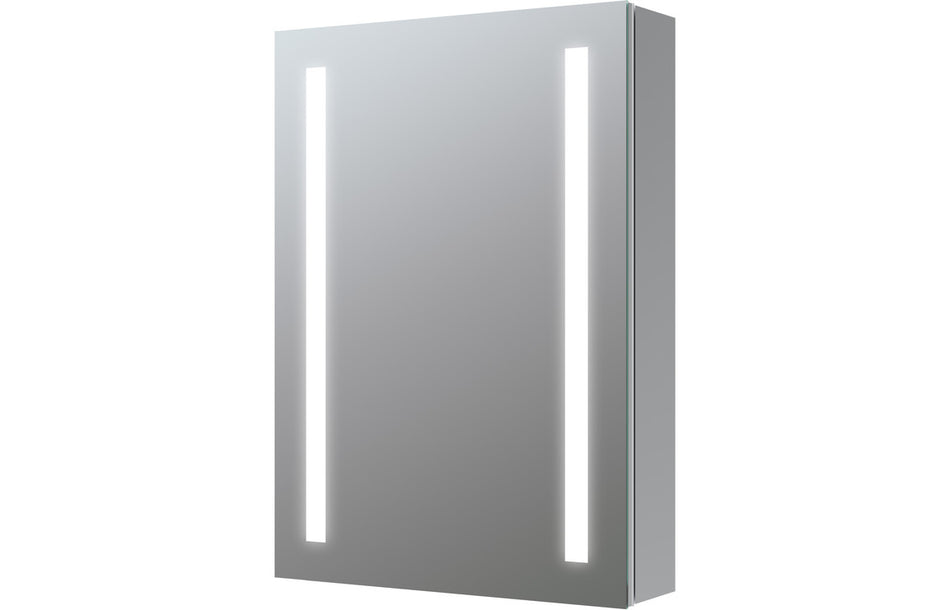 Sacura 500mm 1 Door Front-Lit LED Mirror Cabinet