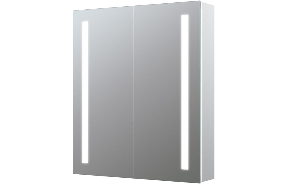 Sacura 600mm 2 Door Front-Lit LED Mirror Cabinet