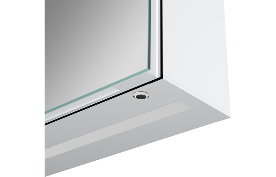Reeka 500mm 1 Door Front-Lit LED Mirror Cabinet