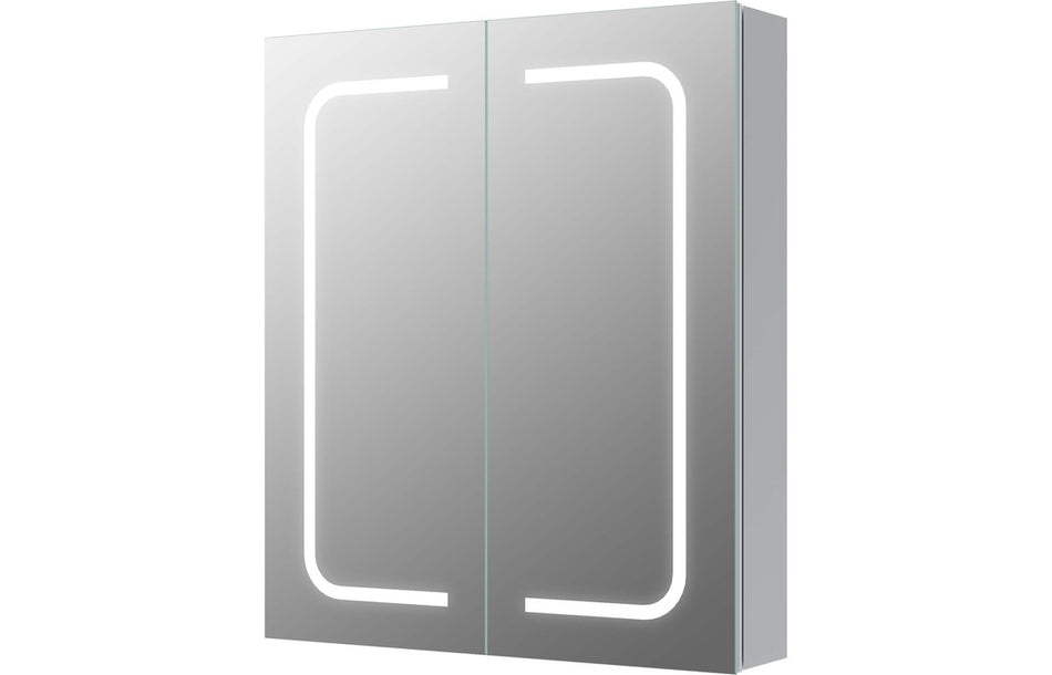 Reeka 600mm 2 Door Front-Lit LED Mirror Cabinet