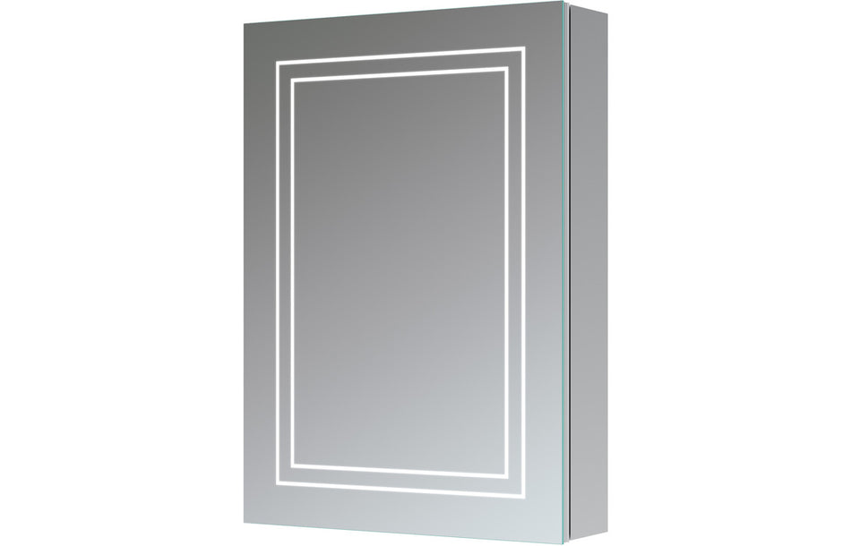 SUK 500mm 1 Door Front-Lit LED Mirror Cabinet