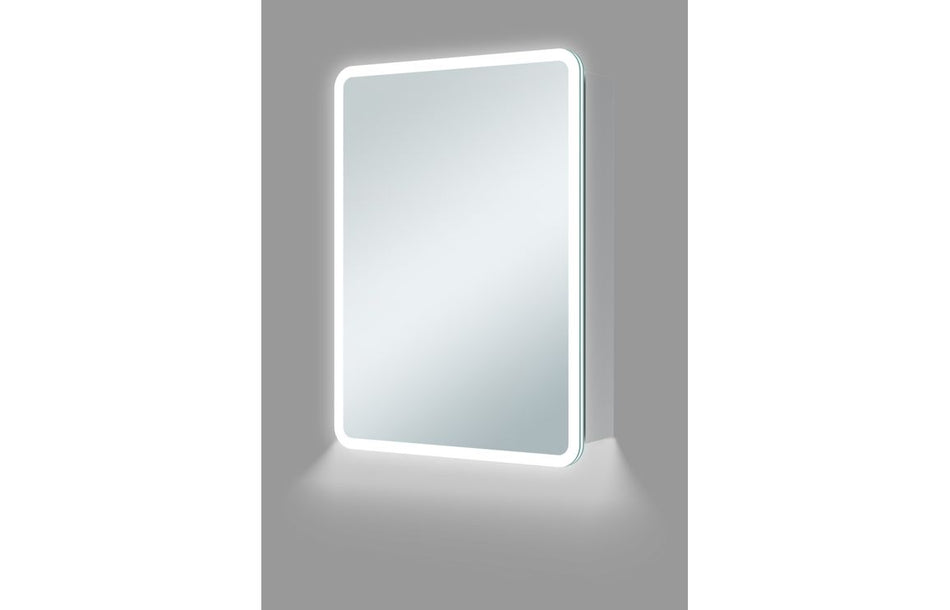 Ekari 500mm 1 Door LED Mirrored Cabinet