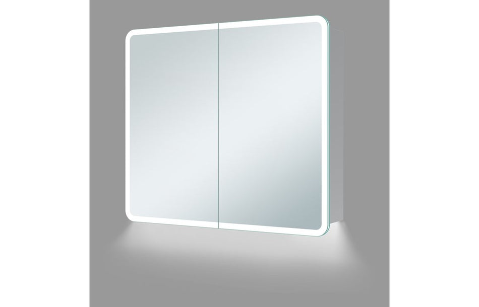 Ekari 600mm 2 Door LED Mirrored Cabinet