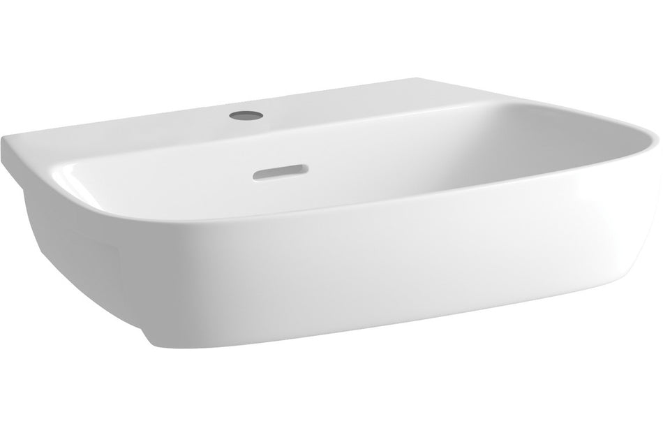 Emeris 495x415mm 1TH Semi Recessed Basin