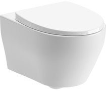 Lilly Rimless Wall Hung WC & Soft Close Seat