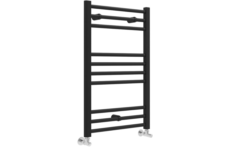 Grade Straight 30mm Ladder Radiator - Matt Black