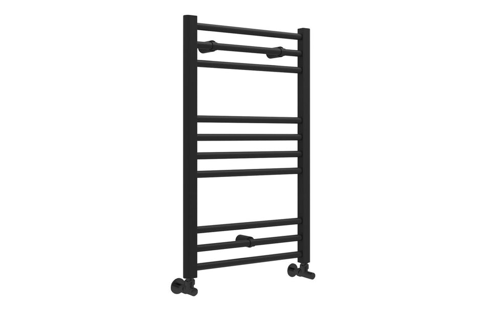 Grade Straight 30mm Ladder Radiator – Matt Black | Modern Central & Electric Heating Radiator
