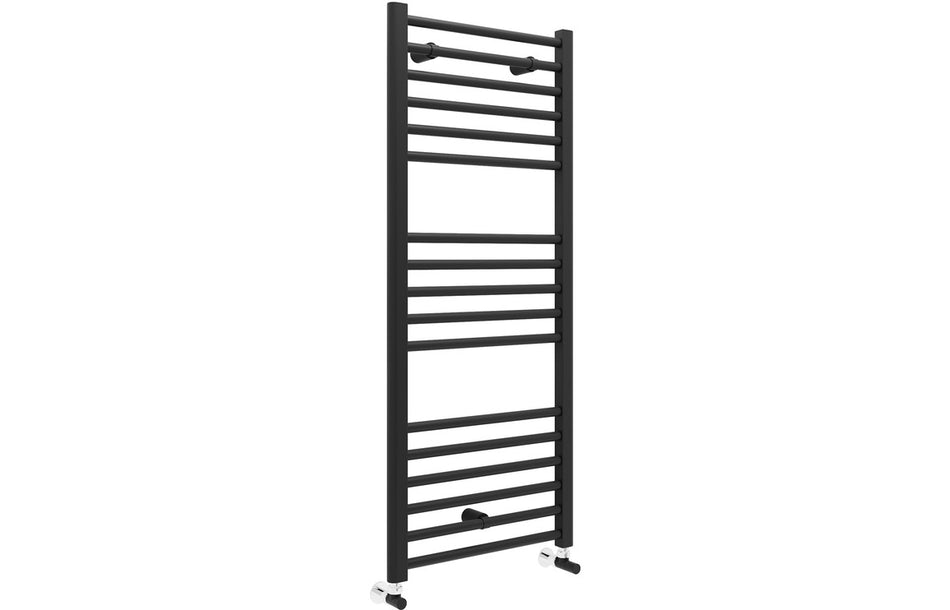 Grade Straight 30mm Ladder Radiator - Matt Black