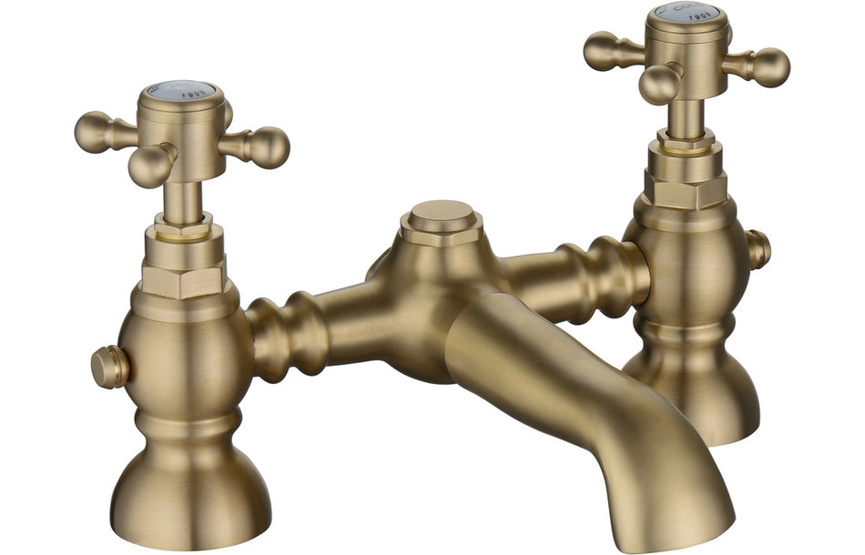 Tedlow Bath Filler - Brushed Brass