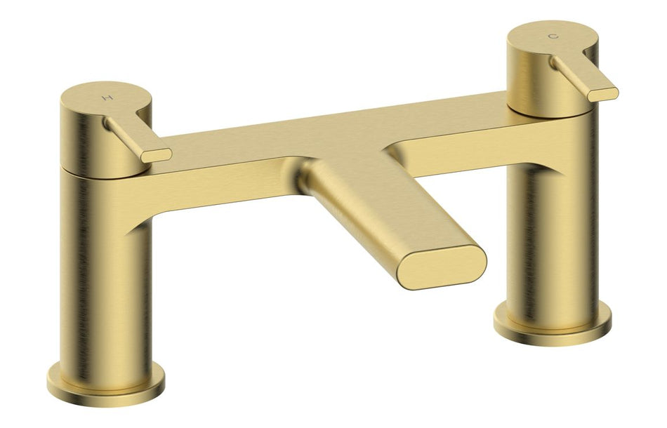 Avola Bath Filler - Brushed Brass