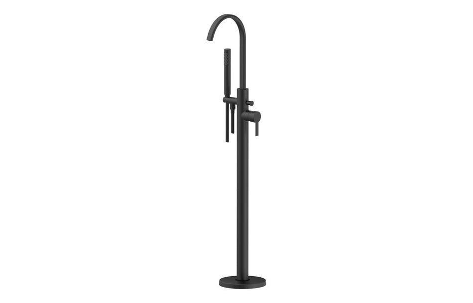 Avola Floor Standing Bath/Shower Mixer - Matt Black