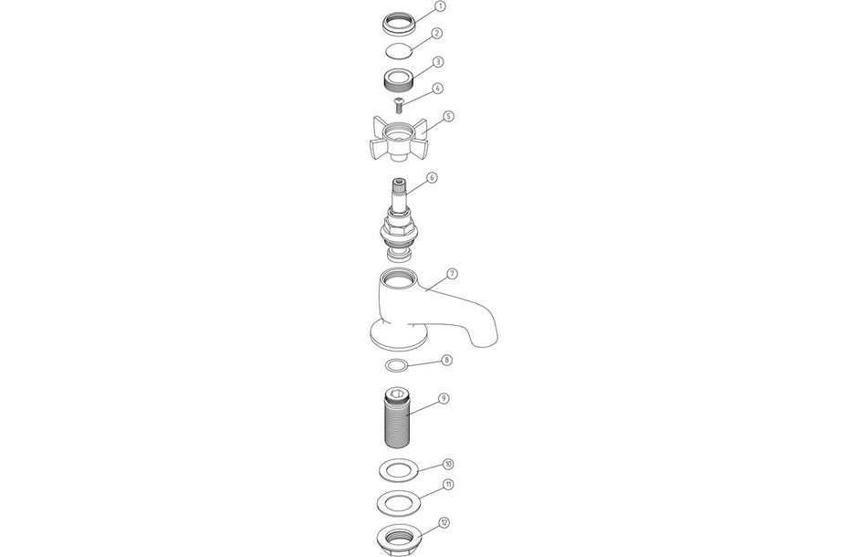 Borden Bath Taps - Chrome