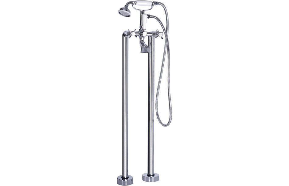 Borden Floor Standing Bath/Shower Mixer - Chrome