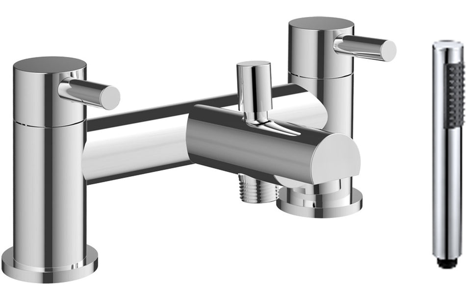 Lisca Bath/Shower Mixer & Bracket - Chrome