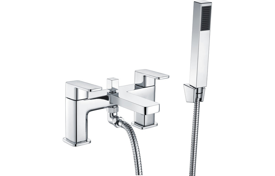 Adera Bath/Shower Mixer & Bracket - Chrome