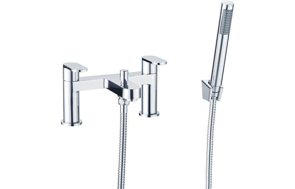 Canto Bath/Shower Mixer & Bracket - Chrome