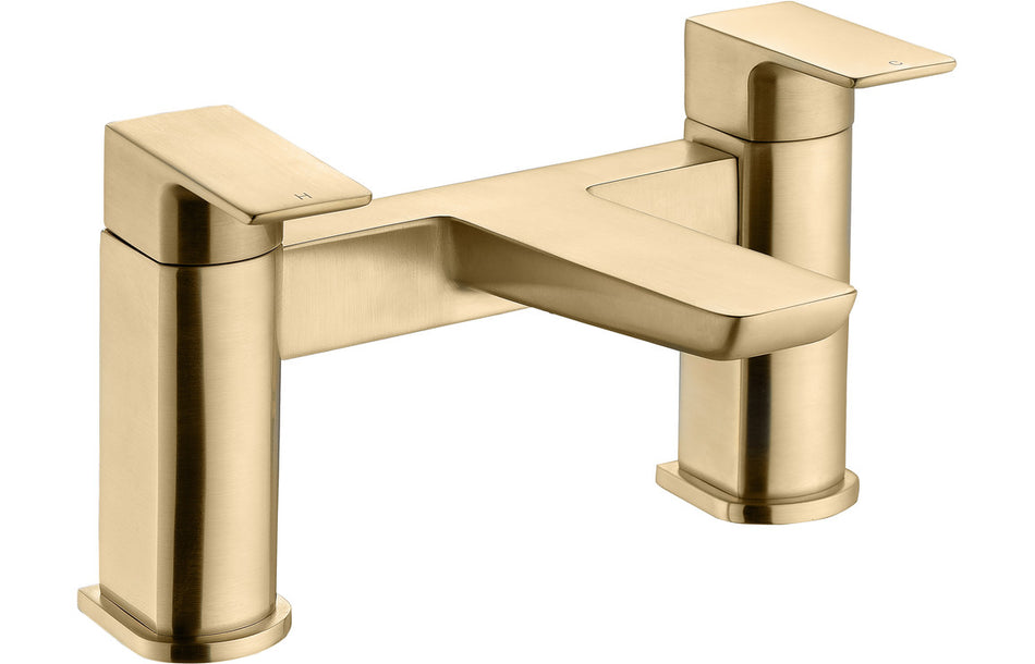 Bario Bath Filler - Brushed Brass