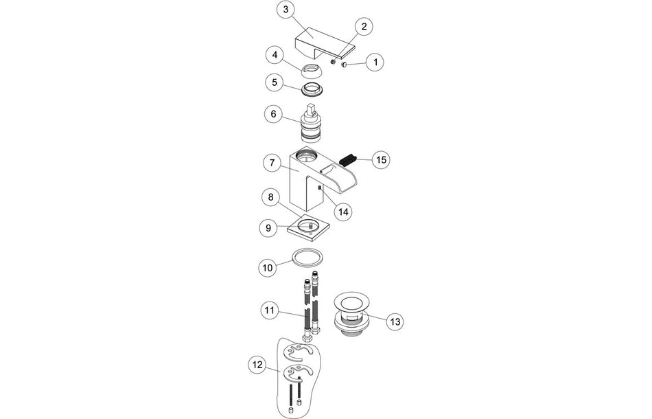 Merne Basin Mixer - Chrome