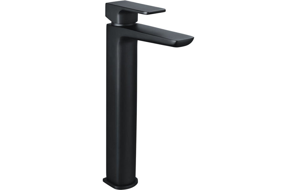 Bario Tall Basin Mixer - Matt Black