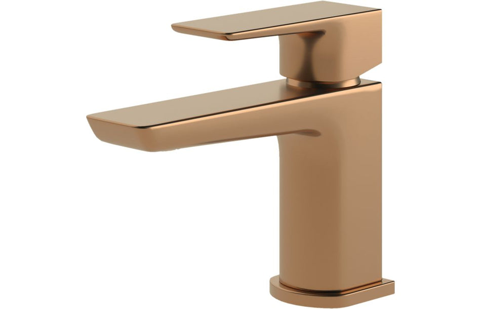 Bario Cloakroom Basin Mixer & Waste - Brushed Bronze