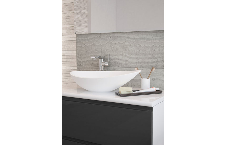 Alemi 564x323mm 0TH Resin Washbowl - White