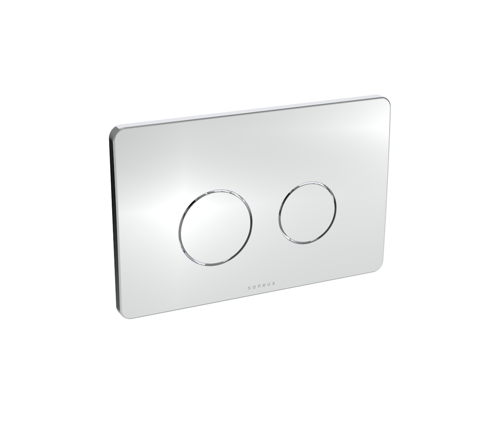 Toiler Flush Plate - FLUSHE 2.0 dot flush plate - Chrome