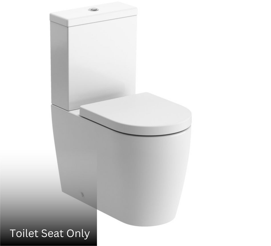 Soft Close Toilet Seat – White UF Material, Quick Release, Easy Clean, Anti-Bacterial Hinges