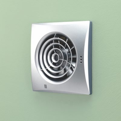 HiB Hush Extractor Fan - Timer &amp; Humidity Sensor