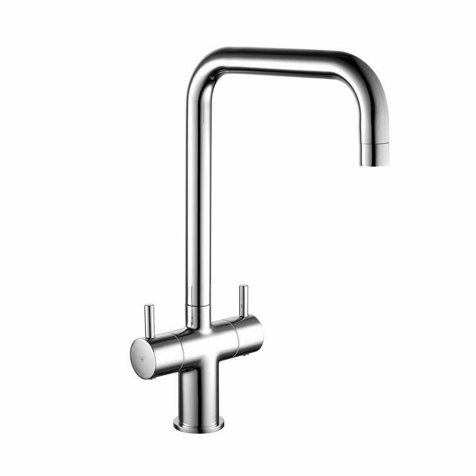 Kartell Kitchen Sink Mixer Tap Round Dual Lever