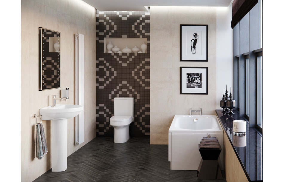 Rimless Back To Wall WC & Soft Close Seat