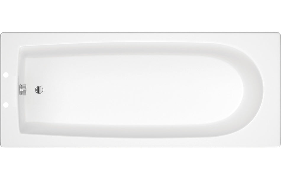 Pierson D Shape Single End 1700x700x550mm 2TH Bath w/Legs