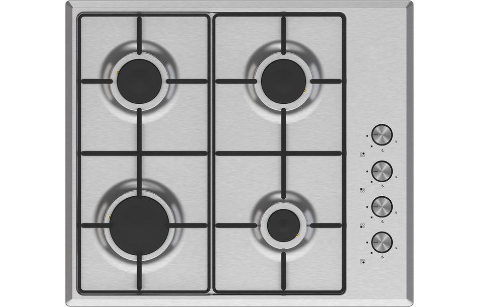 Prima PRGH106 60cm Gas Hob (Enamelled) - Stainles Steel