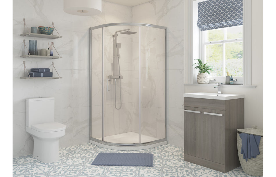 Classix 1 Door Quadrant - Chrome