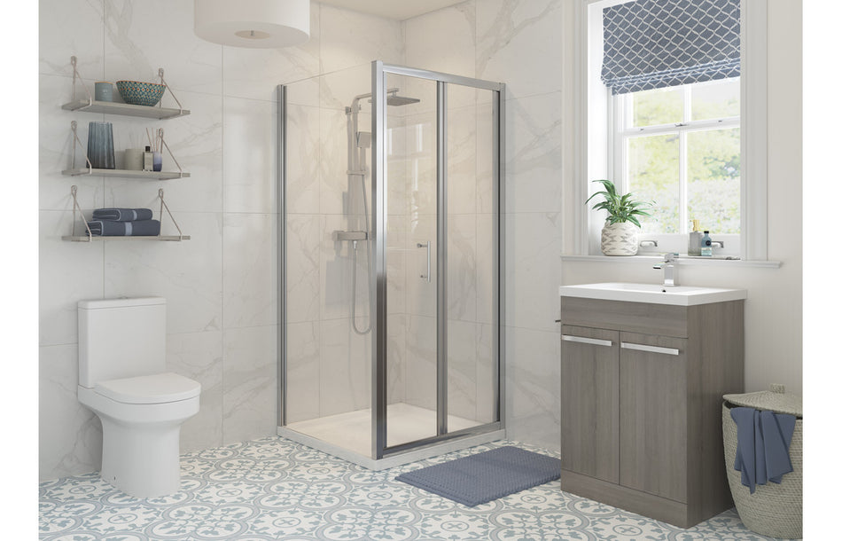Classix Bi-fold Door - Chrome