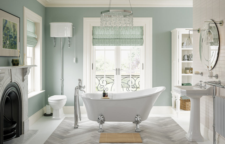 Sherb 495x445mm 2TH Semi Recessed Basin