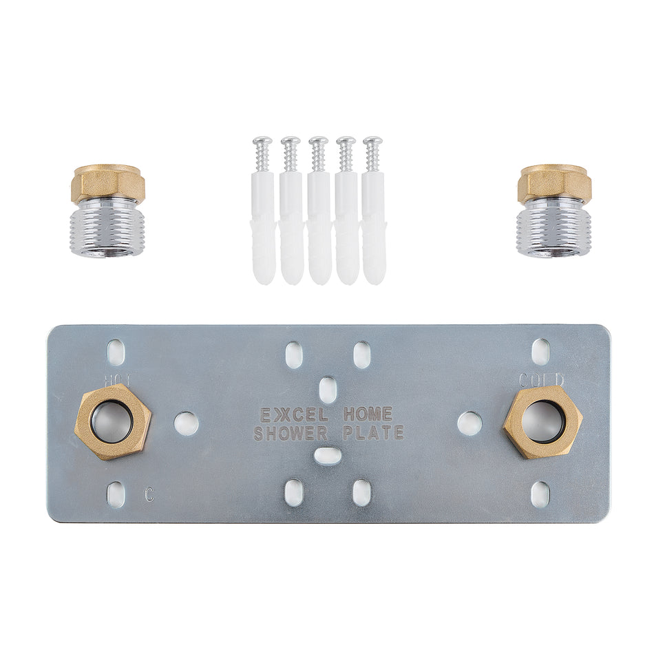 Easy Shower Fixing Plate Systems for Strong Shower Valve Connections and Leak Free installations