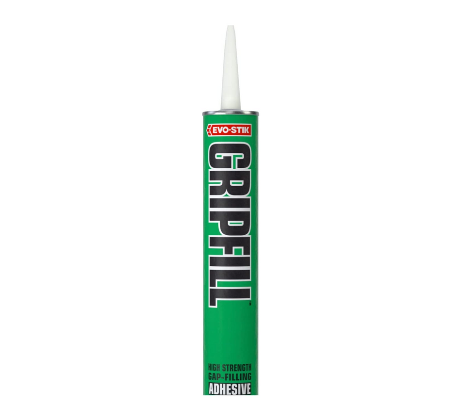 EVO-STIK GRIPFILL Gap Filling Adhesive, Bonds almost any surface, Colour: Buff, 350ml