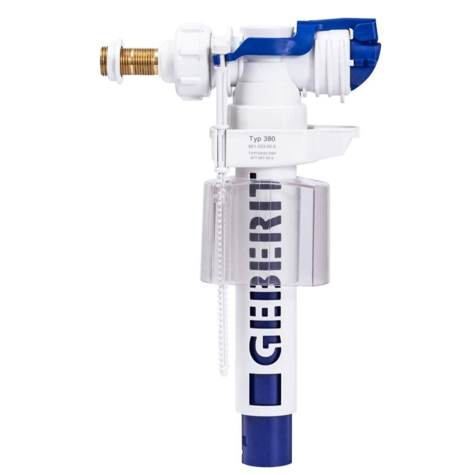 Geberit Impuls 380 Side Fill Valve 3/8" Toilet Cistern Brass Inlet Valves