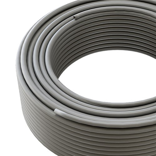 KeyPlumb Polybutylene Barrier Pipe – 15mm x 50m PB Coil (Grey) | KP5015GREY